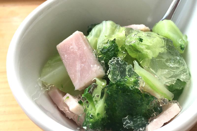 野菜とハムのゼリー寄せ